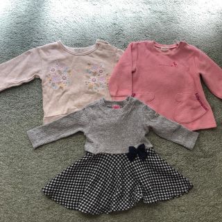 ミキハウス(mikihouse)のみいこだよ様専用 女の子 トップス まとめ売り サイズ80(シャツ/カットソー)