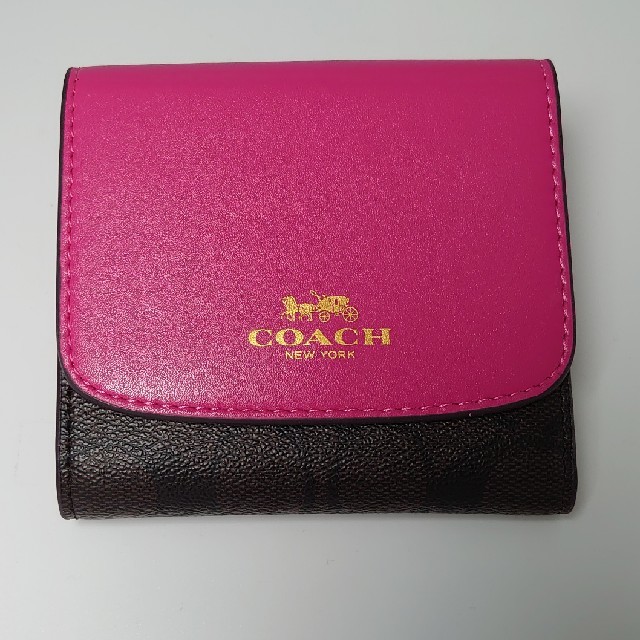 【最安値】コーチ COACH 二つ折り財布 F53837 レディース ピンク