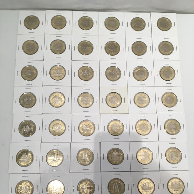 貨幣美品　地方自治60周年記念　　500円硬貨　全47種　古銭