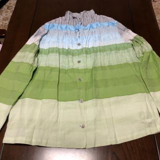 イッセイミヤケ(ISSEY MIYAKE)の三宅一生　夏物　ブラウス(シャツ/ブラウス(長袖/七分))