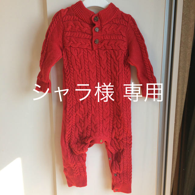 babyGAP(ベビーギャップ)のシャラ 様 専用ベビー 80 GAP ニット ロンパース  キッズ/ベビー/マタニティのベビー服(~85cm)(ロンパース)の商品写真