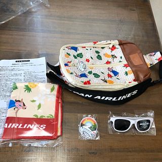 ジャル(ニホンコウクウ)(JAL(日本航空))のお値下げしました！JAL限定　ワンショルダーバッグなど4点(リュックサック)