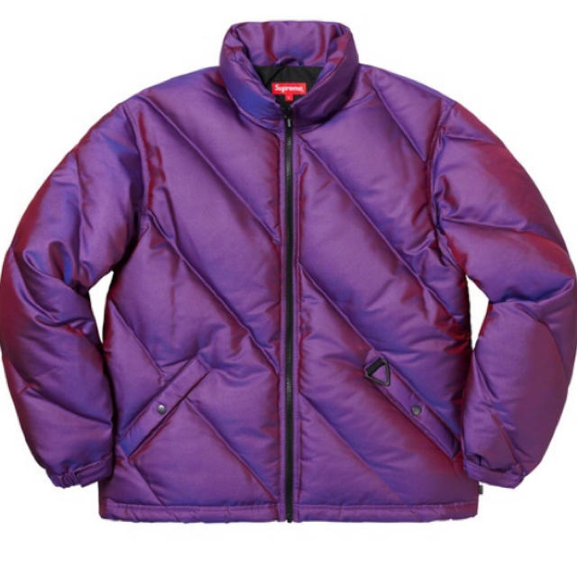 新品 supreme Puffy Jacket  Purple パープル  S