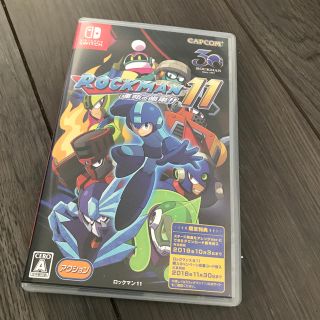 カプコン(CAPCOM)の美品中古　ロックマン11 運命の歯車!! Nintendo Switch版(家庭用ゲームソフト)