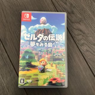 ニンテンドースイッチ(Nintendo Switch)の美品　中古　ゼルダの伝説 夢をみる島(家庭用ゲームソフト)