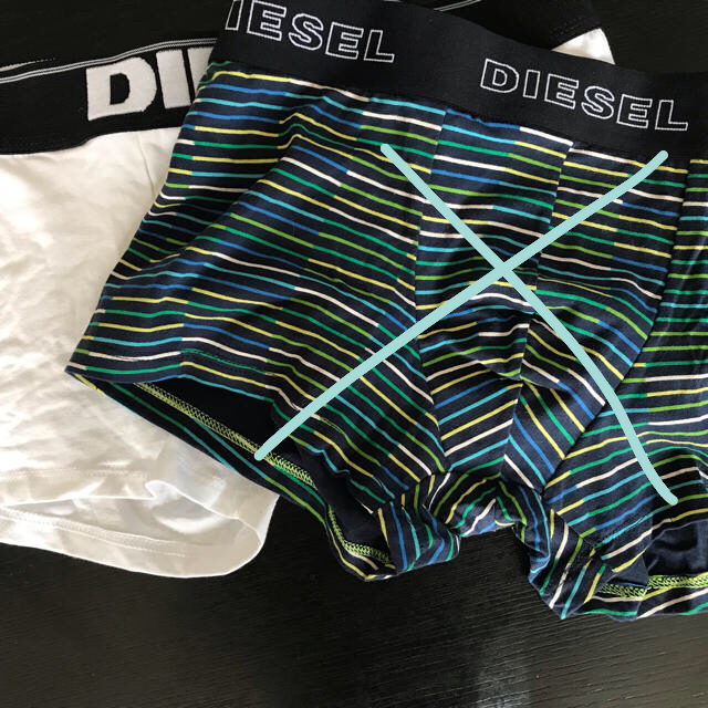 DIESEL(ディーゼル)のディーゼル ボクサーパンツ メンズM  白のみ メンズのアンダーウェア(ボクサーパンツ)の商品写真