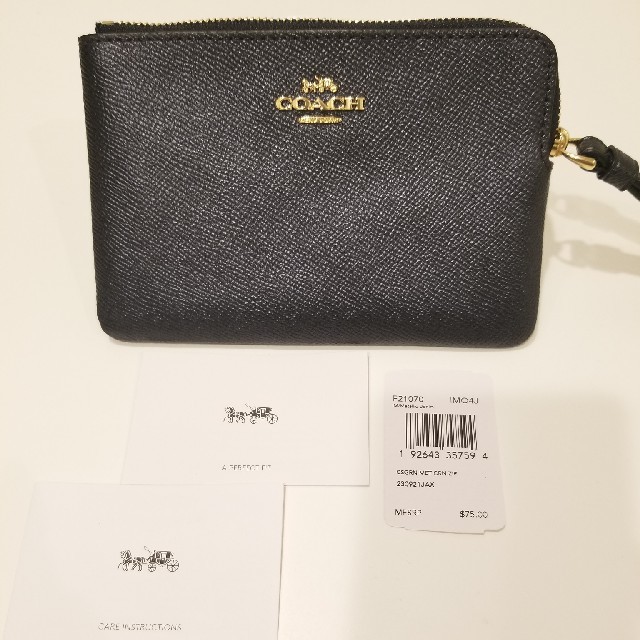 COACH(コーチ)の【新品】COACH　コーチ　コーナージップ　リストレット レディースのファッション小物(ポーチ)の商品写真