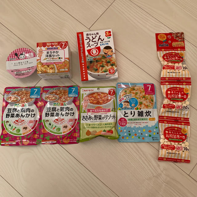 和光堂(ワコウドウ)のベビーフード　7ヶ月 キッズ/ベビー/マタニティの授乳/お食事用品(離乳食器セット)の商品写真