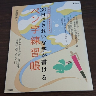 タカラジマシャ(宝島社)の30日できれいな字が書けるペン字練習帳(趣味/スポーツ/実用)