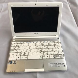 エイサー(Acer)のAspire One D257 AOD257-A71C/WFシーシェル・ホワイト(ノートPC)