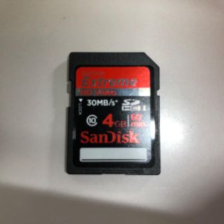 サンディスク(SanDisk)のSanDisk Extreme SDカード　4GB 美品(その他)