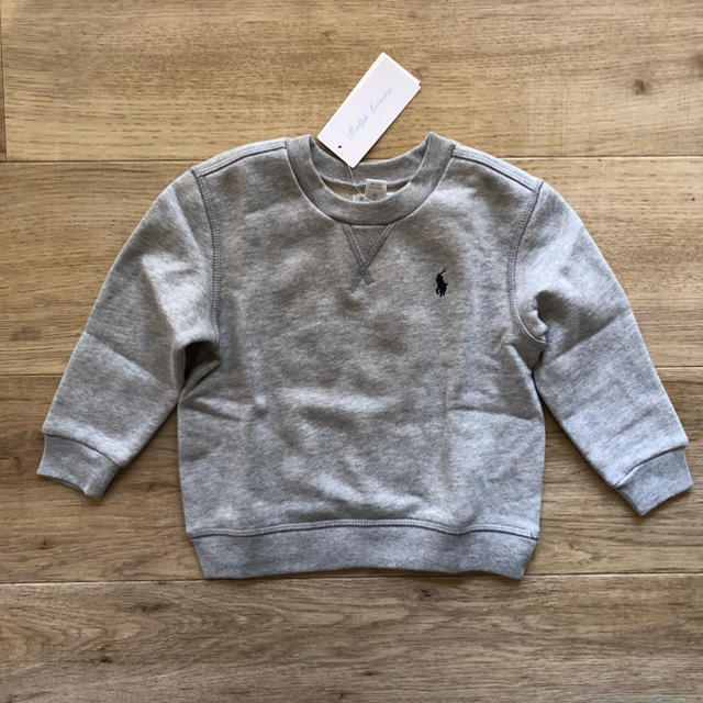 Ralph Lauren(ラルフローレン)の裏起毛　スウェット　グレー キッズ/ベビー/マタニティのキッズ服男の子用(90cm~)(その他)の商品写真