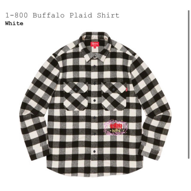 supreme 1-800 buffalo plaid シャツ M