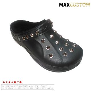 クロックス crocs パンク カスタム 白 ホワイト サイズ22～30 新品