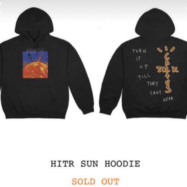 Mサイズ　 TRAVIS SCOTT HITR SUN HOODIE