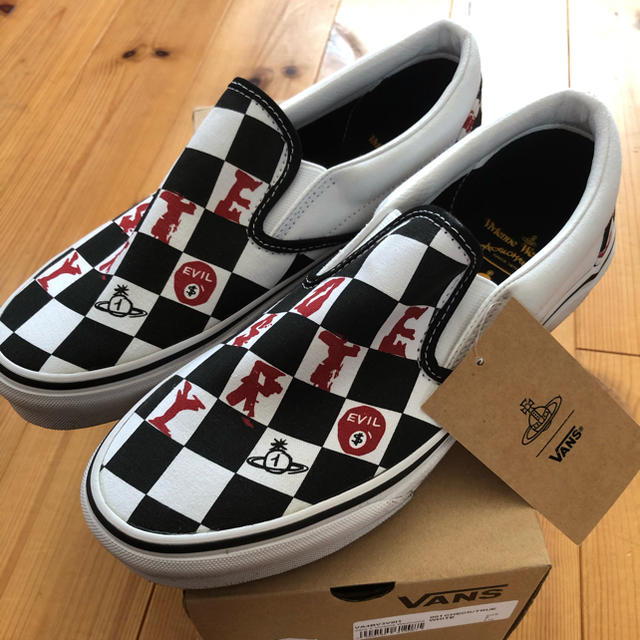 エッセンシャルズ25㎝Vans×VivienneWestwood Classic Slip-On