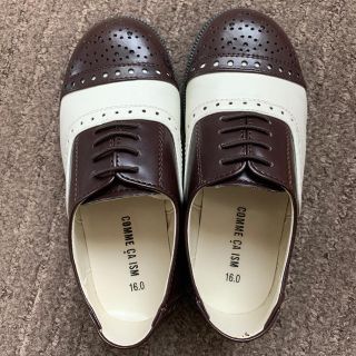 コムサイズム(COMME CA ISM)の【美品です】コムサイズム　キッズ革靴　サイズ16㎝(フォーマルシューズ)