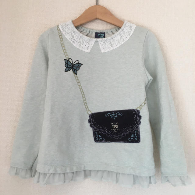 ANNA SUI mini(アナスイミニ)のアナスイミニ　薄手ポシェットトレーナー キッズ/ベビー/マタニティのキッズ服女の子用(90cm~)(Tシャツ/カットソー)の商品写真