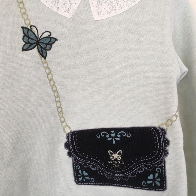 ANNA SUI mini(アナスイミニ)のアナスイミニ　薄手ポシェットトレーナー キッズ/ベビー/マタニティのキッズ服女の子用(90cm~)(Tシャツ/カットソー)の商品写真