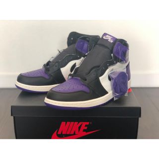 ナイキ(NIKE)の27.5 国内正規 NIKE AIR JORDAN 1 court porple(スニーカー)