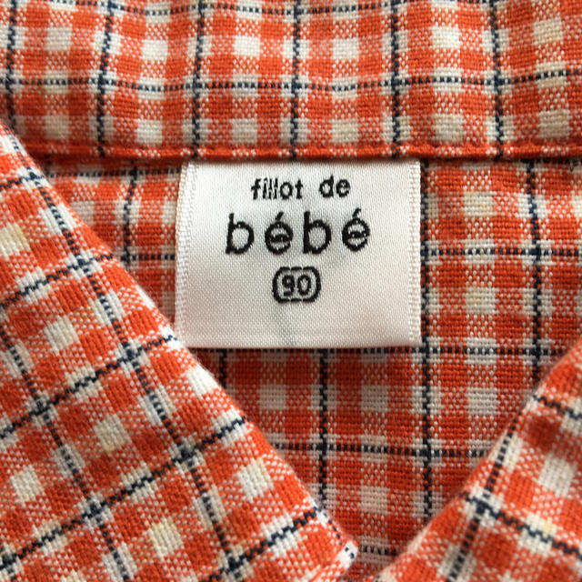 BeBe(ベベ)のべべ チェックシャツ 新品未使用お値下げ キッズ/ベビー/マタニティのキッズ服男の子用(90cm~)(Tシャツ/カットソー)の商品写真