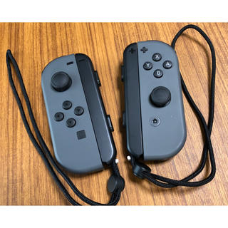 ニンテンドースイッチ(Nintendo Switch)のJoy-Con 左右 グレー ニンテンドースイッチ用コントローラー(その他)