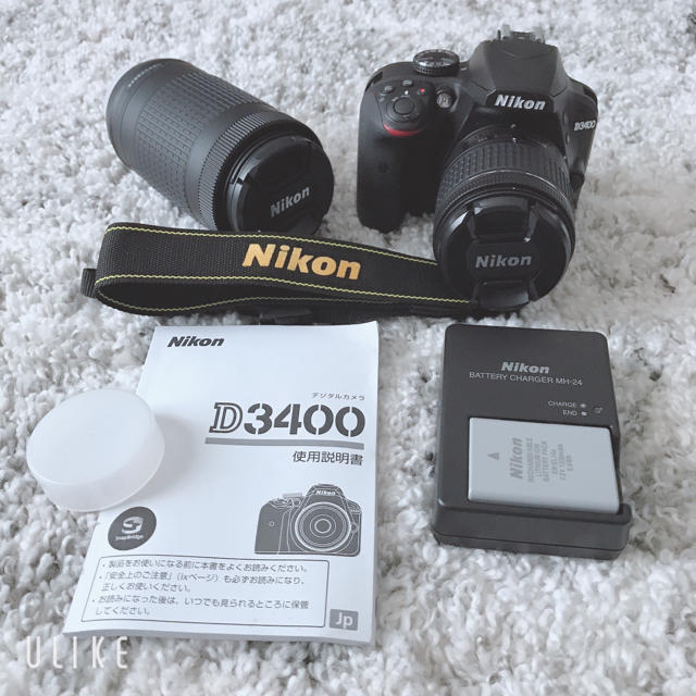 Nikon(ニコン)のNikon D3400 一眼レフカメラ スマホ/家電/カメラのカメラ(デジタル一眼)の商品写真