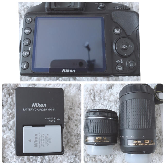 Nikon(ニコン)のNikon D3400 一眼レフカメラ スマホ/家電/カメラのカメラ(デジタル一眼)の商品写真