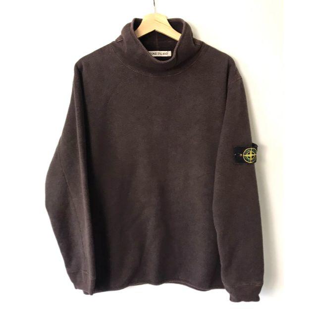 STONE ISLAND(ストーンアイランド)の【H】90'S◆ストーンアイランド 袖ワッペン スウェット 裏フリース M メンズのトップス(スウェット)の商品写真