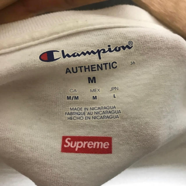 Supreme(シュプリーム)のSUPREME CHAMPION ロングスリーブ　Tシャツ　M メンズのトップス(Tシャツ/カットソー(七分/長袖))の商品写真