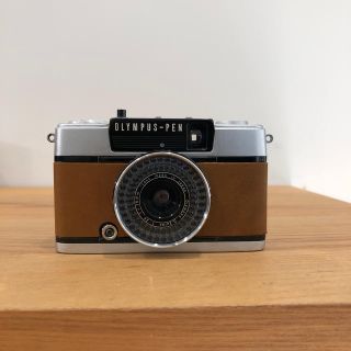 オリンパス(OLYMPUS)の【整備済・完動品】 OLYMPUS PEN EE-3 ブラウン(フィルムカメラ)