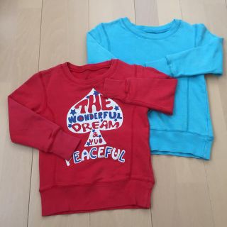 キッズ トレーナー サイズ110 汚れあり(Tシャツ/カットソー)