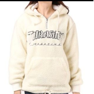 THRASHER/ボアフードパーカー