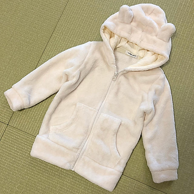 GLOBAL WORK(グローバルワーク)のグローバルワーク クマ耳 ボア パーカー キッズ/ベビー/マタニティのキッズ服男の子用(90cm~)(ジャケット/上着)の商品写真