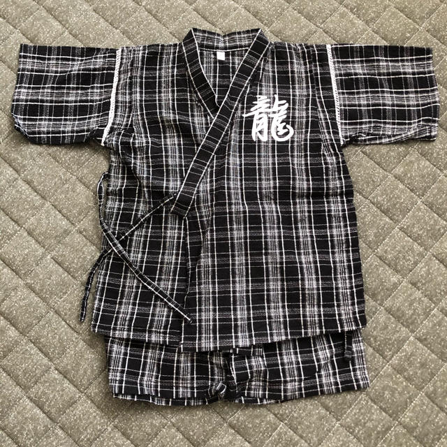 しまむら(シマムラ)の甚平　上下セット　110 キッズ/ベビー/マタニティのキッズ服男の子用(90cm~)(甚平/浴衣)の商品写真