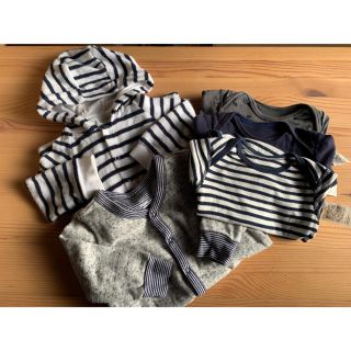 ベビーギャップ(babyGAP)の冬のロンパース 5着セット(ロンパース)