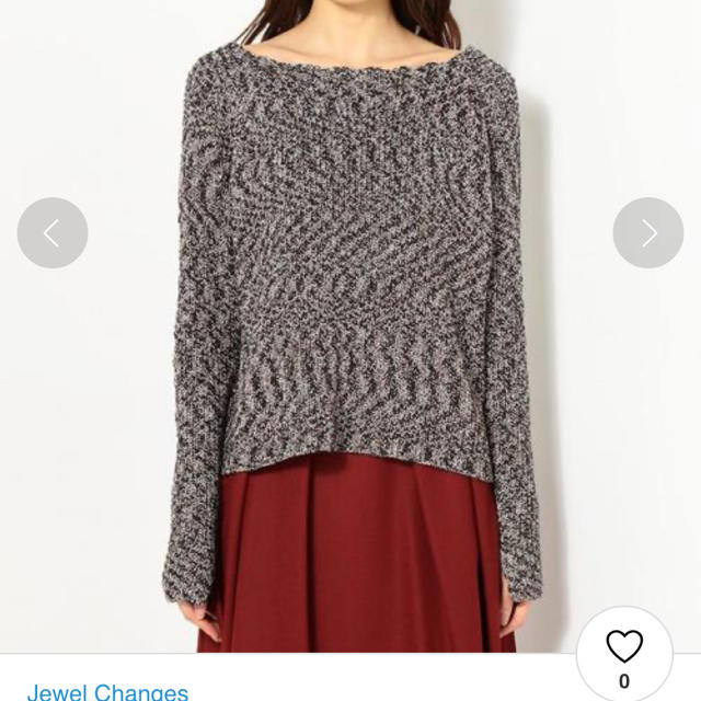 UNITED ARROWS(ユナイテッドアローズ)のJewel changes ミックスヤーンニット新品 レディースのトップス(ニット/セーター)の商品写真