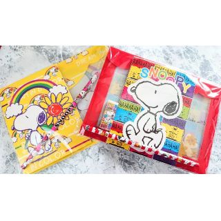 スヌーピー(SNOOPY)の新学期準備1☆スヌーピーポーチ付き☆2セット組(その他)