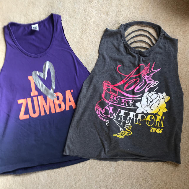 Zumba ZUMBA リメイクウエア2点セットの通販 by きのっち's shop｜ズンバならラクマ