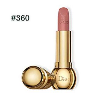 ディオール(Dior)のディオール ディオリフィック ベルベット タッチ リップ #360 エレガント(口紅)