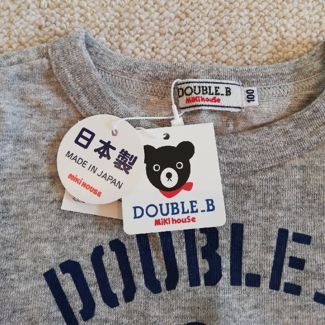 DOUBLE.B(ダブルビー)のDOUBLE.B　ミキハウス　ロングTシャツ キッズ/ベビー/マタニティのキッズ服男の子用(90cm~)(Tシャツ/カットソー)の商品写真