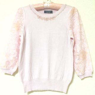 ジャスグリッティー(JUSGLITTY)のジャス♡袖オパールフロッキープルオーバー(カットソー(長袖/七分))