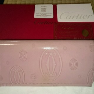 カルティエ(Cartier)のカルティエ財布ピンク(財布)