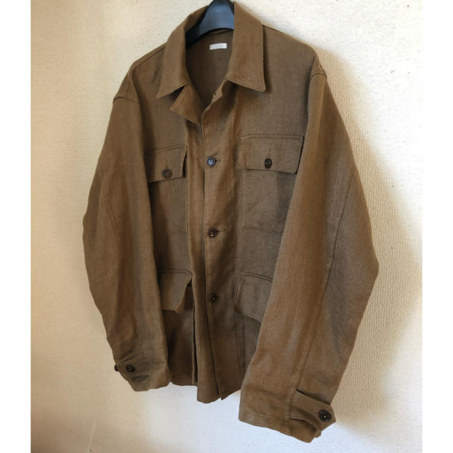 Comoli コモリ Canapa Wool Safari Jacketカラーブラウン