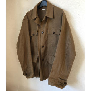 コモリ(COMOLI)のComoli コモリ Canapa Wool Safari Jacket(ミリタリージャケット)