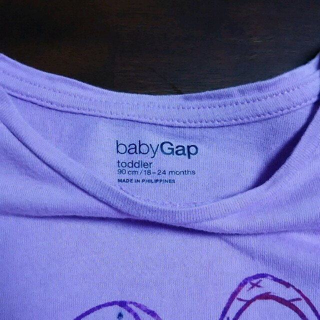 babyGAP(ベビーギャップ)の【予約ｽﾞﾐ】ﾘﾎﾞﾝ付きフリルタンク キッズ/ベビー/マタニティのキッズ服女の子用(90cm~)(Tシャツ/カットソー)の商品写真