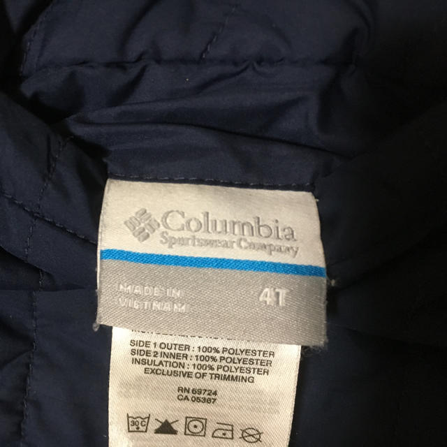 Columbia(コロンビア)のColumbia アウター 4T キッズ/ベビー/マタニティのキッズ服男の子用(90cm~)(ジャケット/上着)の商品写真