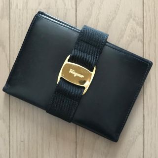 サルヴァトーレフェラガモ(Salvatore Ferragamo)のサルヴァトーレフェラガモ ヴァラ 手帳カバー メモ帳 アジェンダ ブラック(その他)