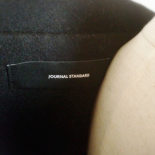 JOURNAL STANDARD(ジャーナルスタンダード)のjournalstandardジャーナルスタンダード　ウールダッフルコート　黒 レディースのジャケット/アウター(ダッフルコート)の商品写真