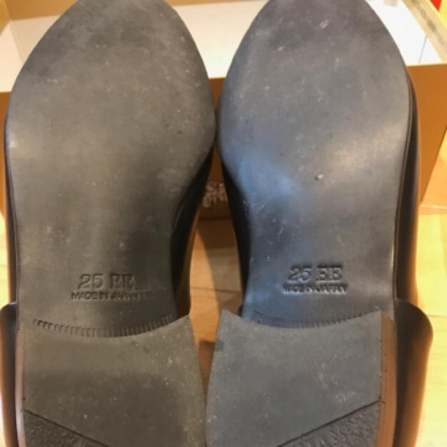 HARUTA(ハルタ)のHARUTA スポックシューズ　25cm 黒 メンズの靴/シューズ(スリッポン/モカシン)の商品写真